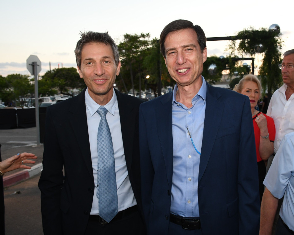 חנן פרידמן ואורי לוין (צילום: אביב חופי)