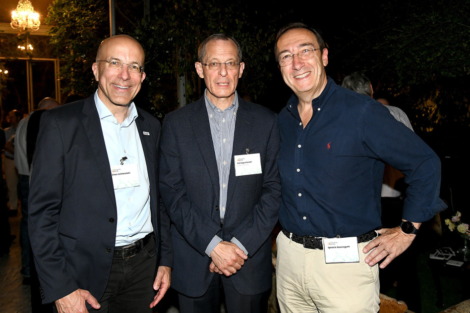 איגנסיו דומינגז, יוג'ין קנדל וחן ליכטינשטיין    (צילום: רן בירן)