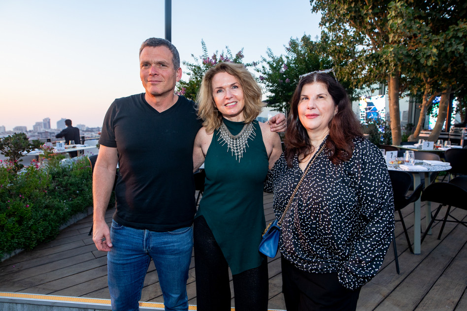 אן ג'ונסון, מיכל ברוורמן-בלומנשטיק ונדב צפריר (צילום: people photography)