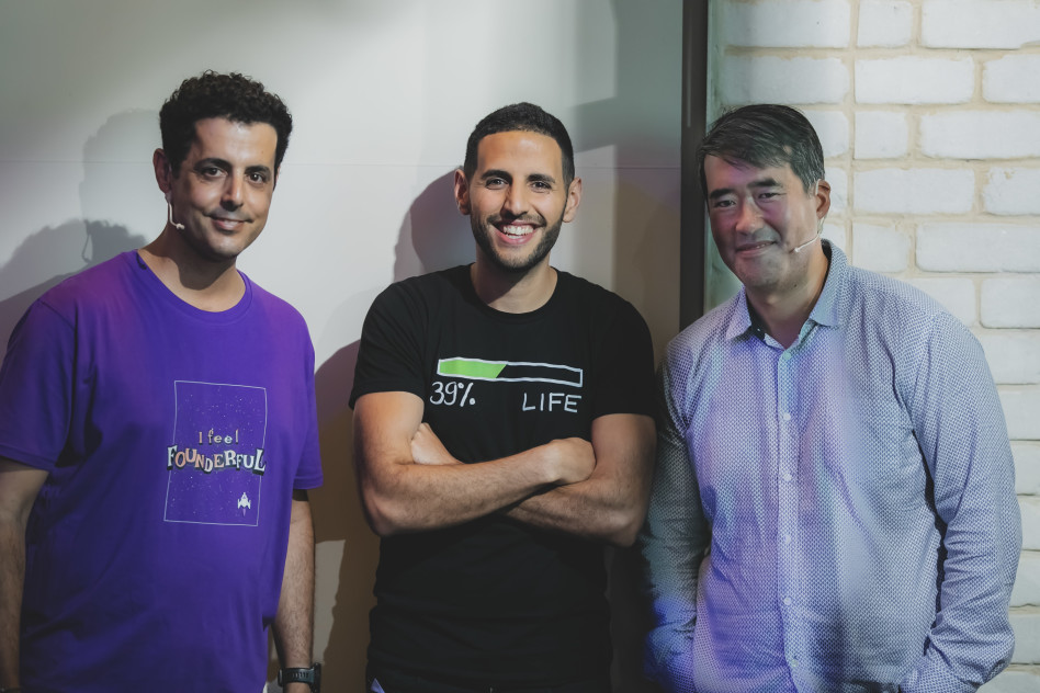  ג'פרי מא, נאס דיילי ורז בכר (צילום: Victor Levi Art Photography)