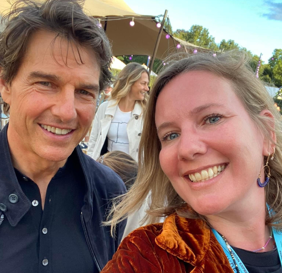 ענבר אפק נכט וטום קרוז (צילום: רותי קסטיאל, פייסבוק)