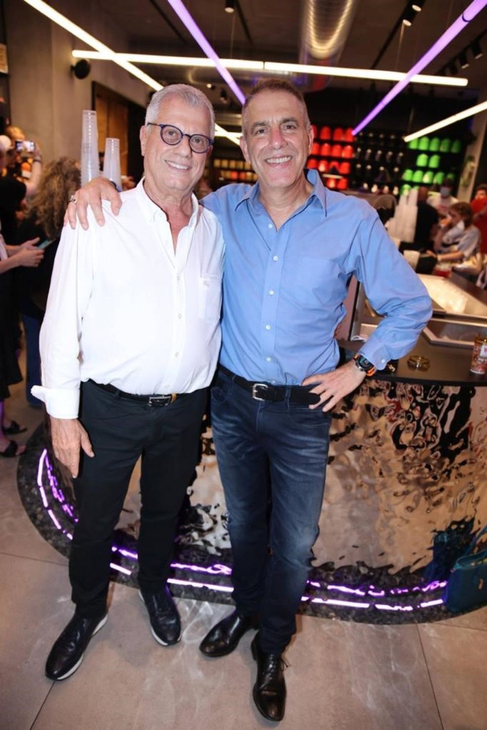 אייל מליס ושלום זיידלר (צילום: אור גפן)