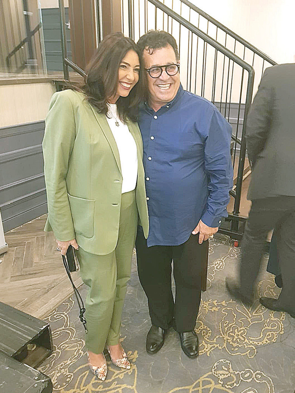 יצחק מויאל ומירי רגב (צילום: מנחם גלילי)