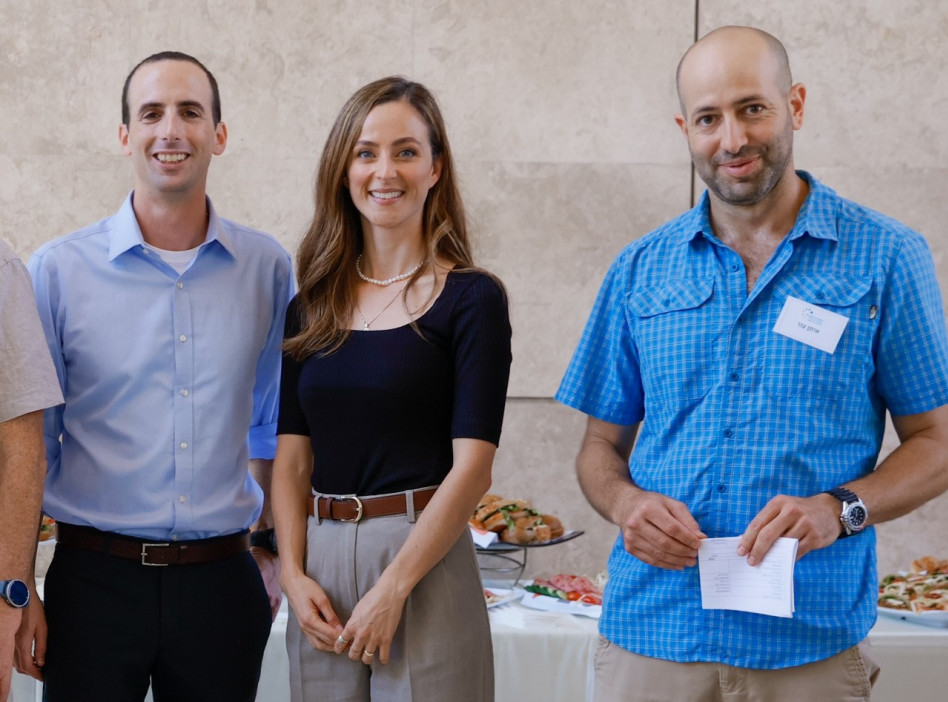 איתן צור, מירב כהן וגלעד וינר (צילום: סיוון שחור)