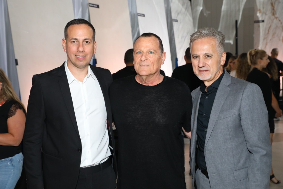 חינס נבארו, עודד חלף ואדיר לוי  (צילום: לנס הפקות)