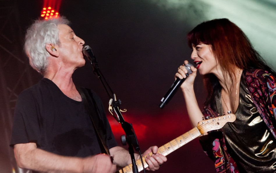 נינט טייב, שלום חנוך (צילום: דוד גרנות)