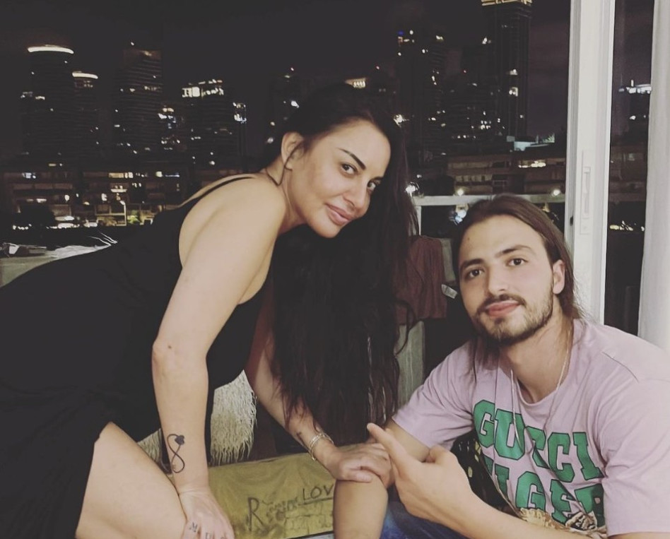 מאיה בוסקילה והבויפרנד (צילום: צילום מסך אינסטגרם)