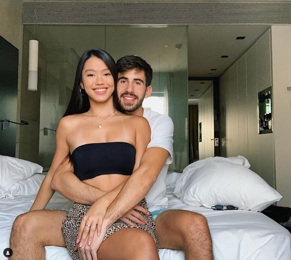 ליה טאי אהרוני, נדב וול (צילום: צילום מסך אינסטגרם)