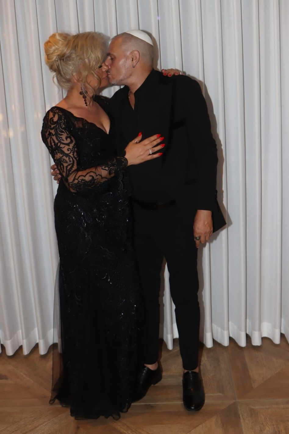 ישי לוי ואשתו (צילום: ניר פקין)