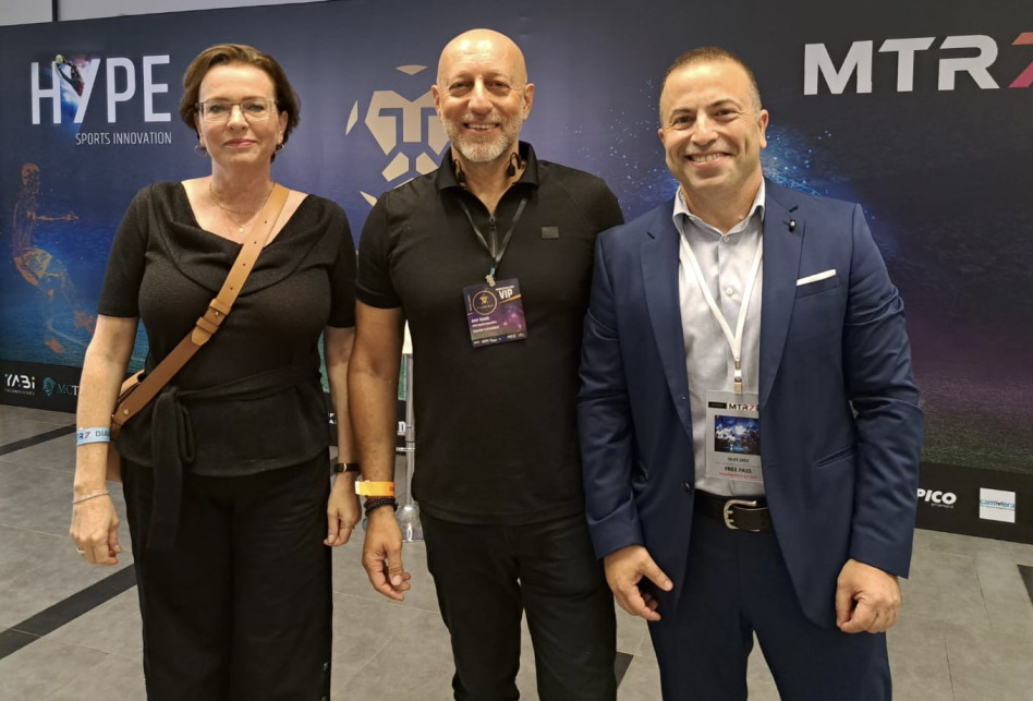 אור שחף, אמיר רווה ועינת קליש רותם  (צילום:  יח''צ HYPE Sports Innovation)