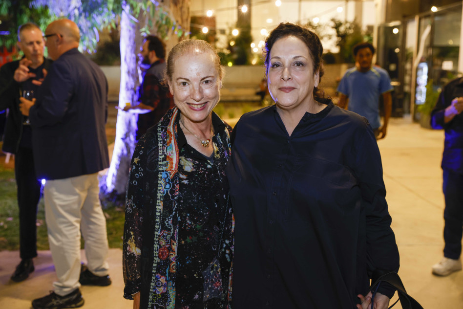 יעל בראון ודינה פפו (צילום: גיא יחיאלי)