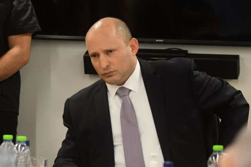 נפתלי בנט מעיד בוועדת החקירה לאסון צפית (צילום: אבשלום ששוני)