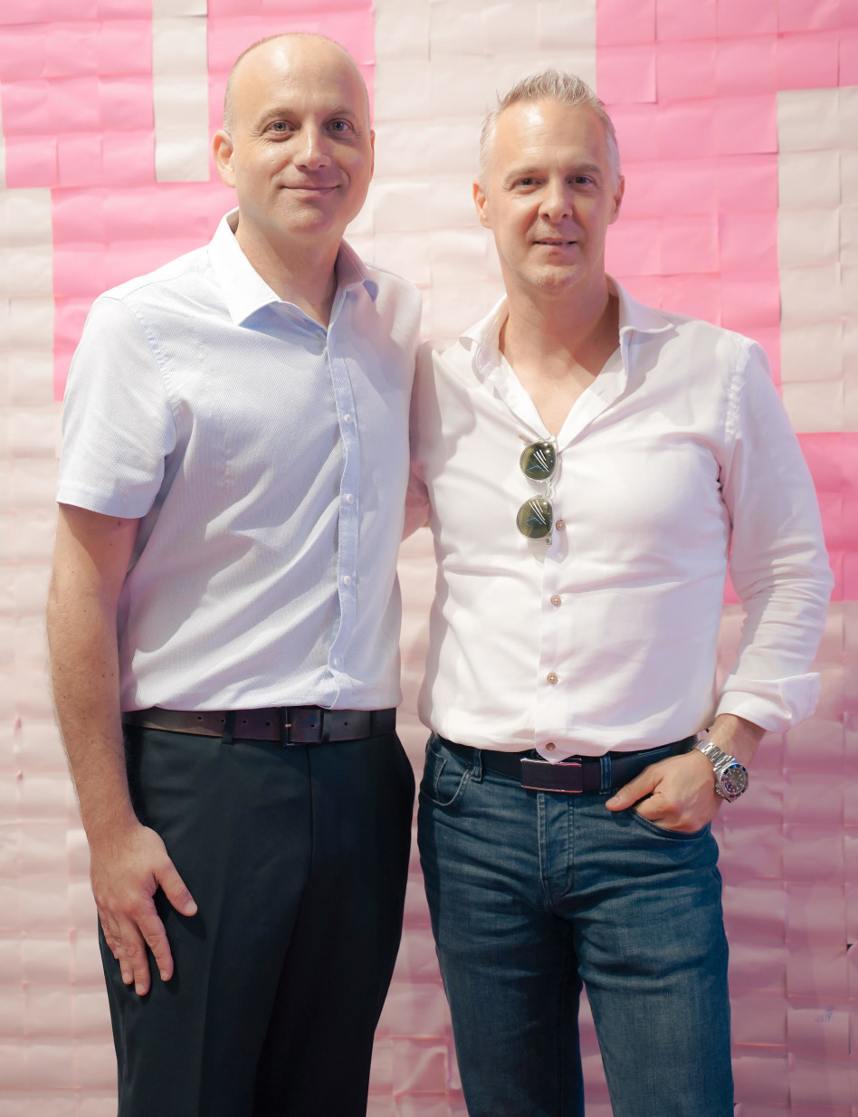 לייוש מגיארי וגיא ינאי (צילום: אבי ג'וני)