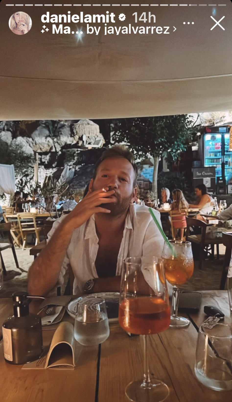 דניאל עמית, לי פן (צילום: צילום מסך אינסטגרם)