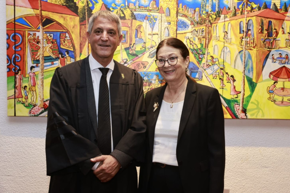 אסתר חיות ואבי חימי (צילום: לשכת עורכי הדין)