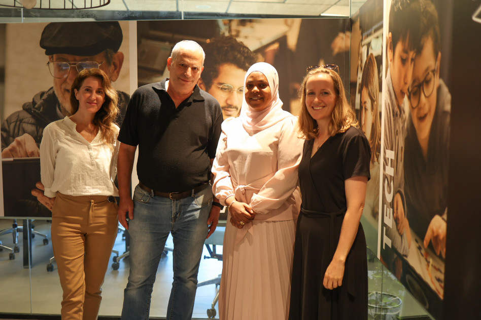 מיכל אופיר, מופריהאט כאמיל אחמד, יוסי צוריה ומירב ישראלי-אמרנט (צילום: שחר קופולוביץ)