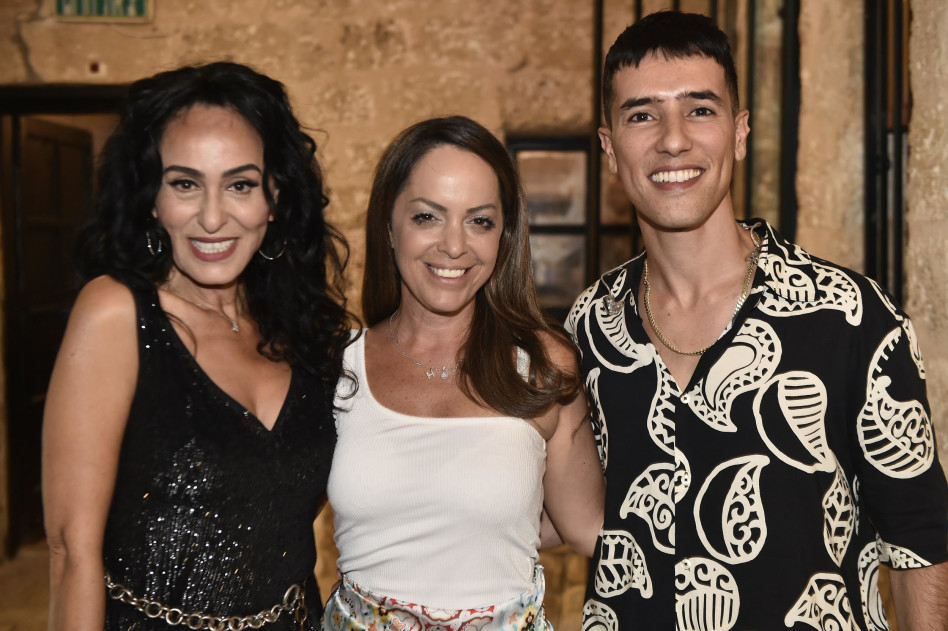 הראל סקעת, הילה קניסטר-בר דוד וריטה  (צילום: דני אלון)