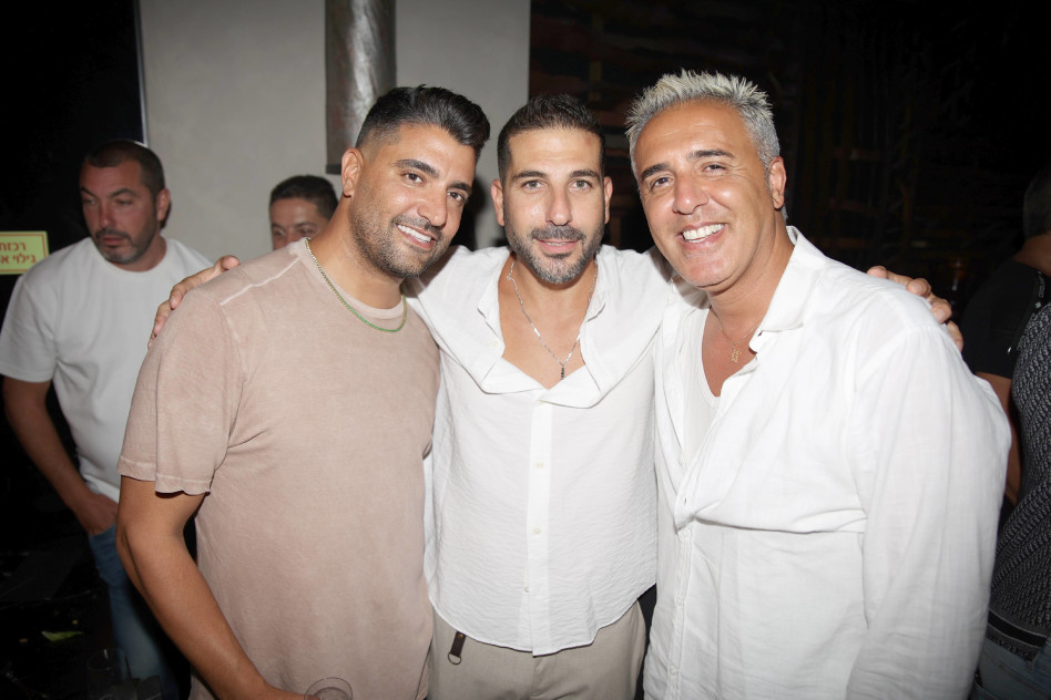 קובי פרץ חיים אלדר ומשה פרץ (צילום: אור גפן)