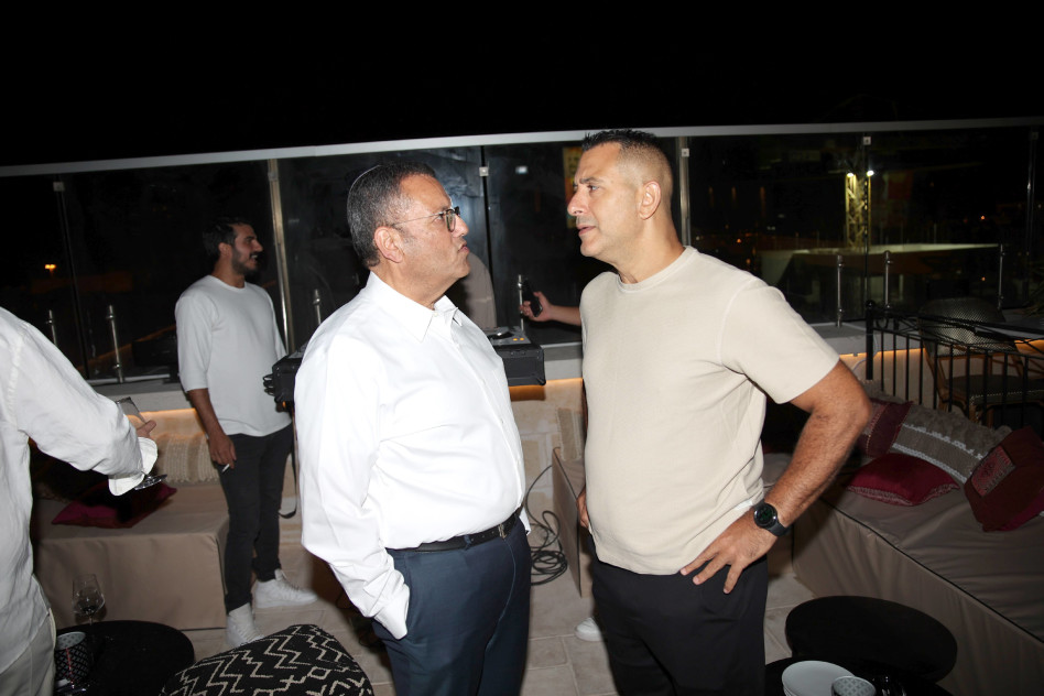 אבי לוי ומשה לאון (צילום: אור גפן)