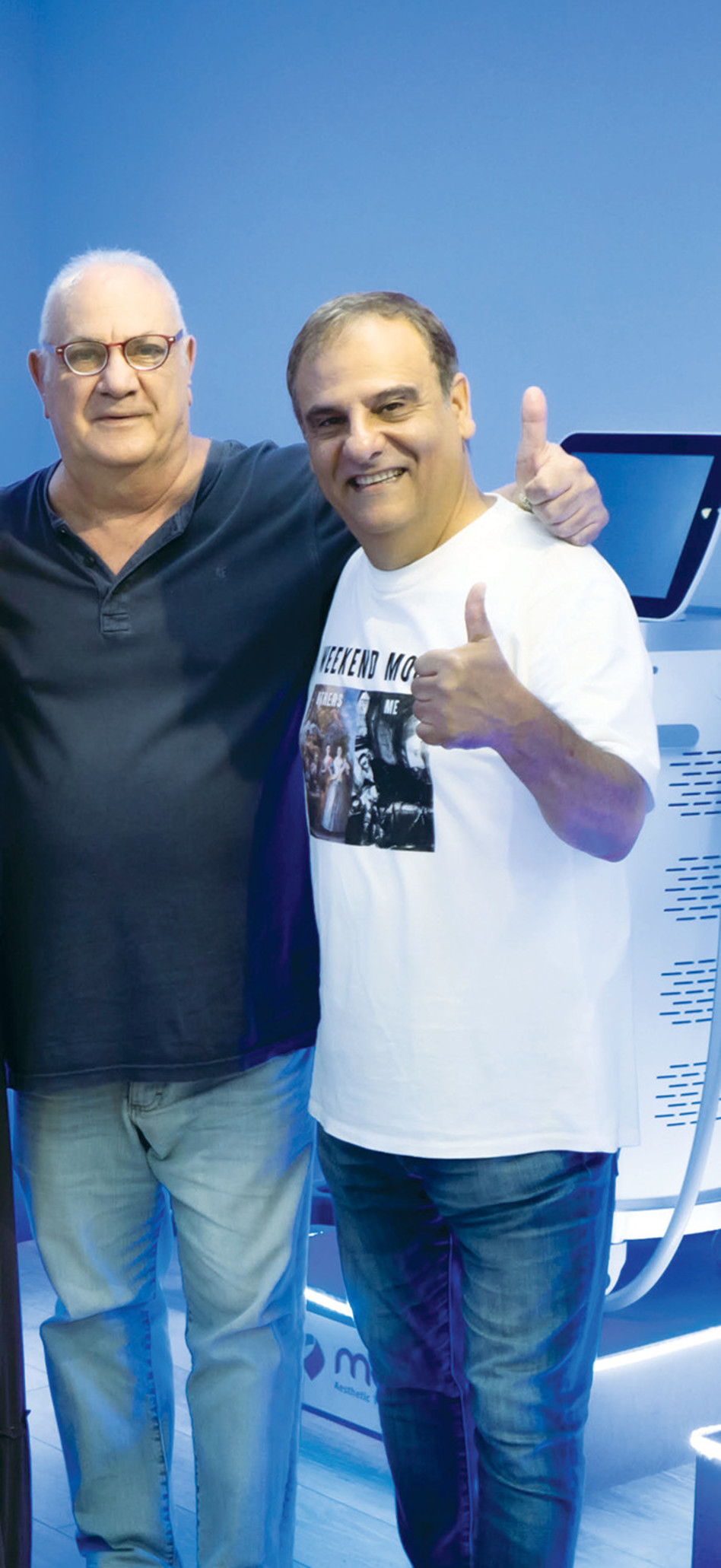 אסף אשתר ושלמה שרון (צילום: ליאון ראובן)