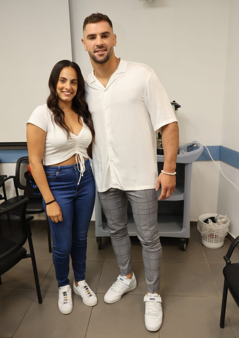 פיטר פלצ'יק ולינוי אשרם (צילום: רפי דלויה)