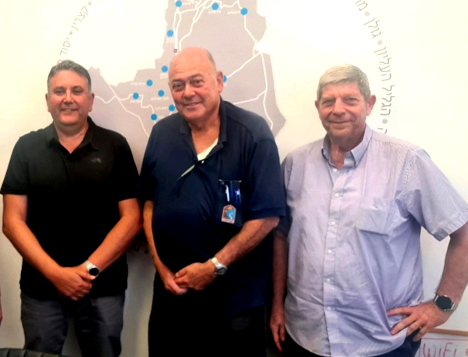 צביקה סלוצקי ויורם אזולאי (צילום: באדיבות אשכול גליל מזרחי)