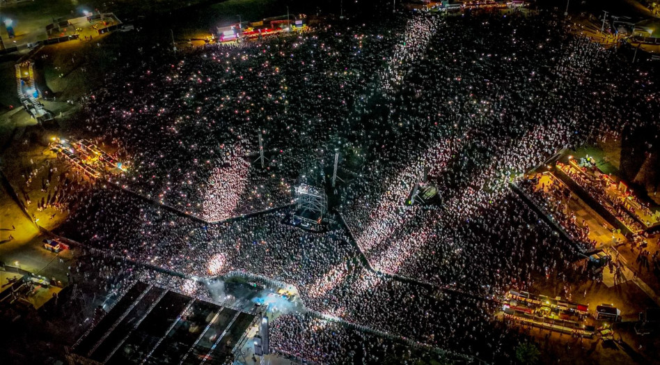 ההופעה של נועה קירל, פארק הירקון  (צילום: עומרי סילבר)