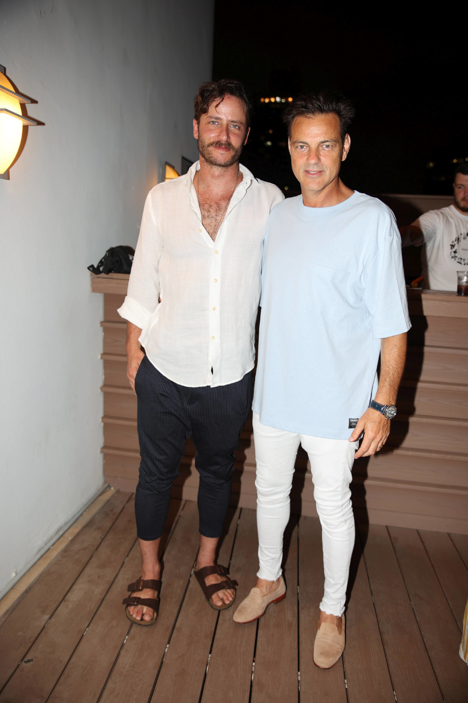 מיכאל אלוני ואקי אבני (צילום: אור גפן)