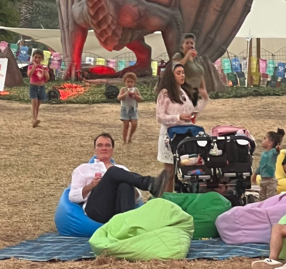 דניאלה פיק וקוונטין טרנטינו  (צילום: ללא קרדיט)