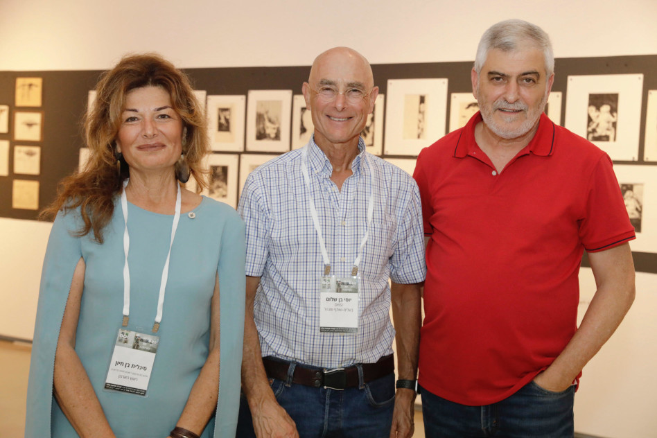 דב קוטלר, יוסי בן שלום וסיגלית בן חיון (צילום: יעל צור)