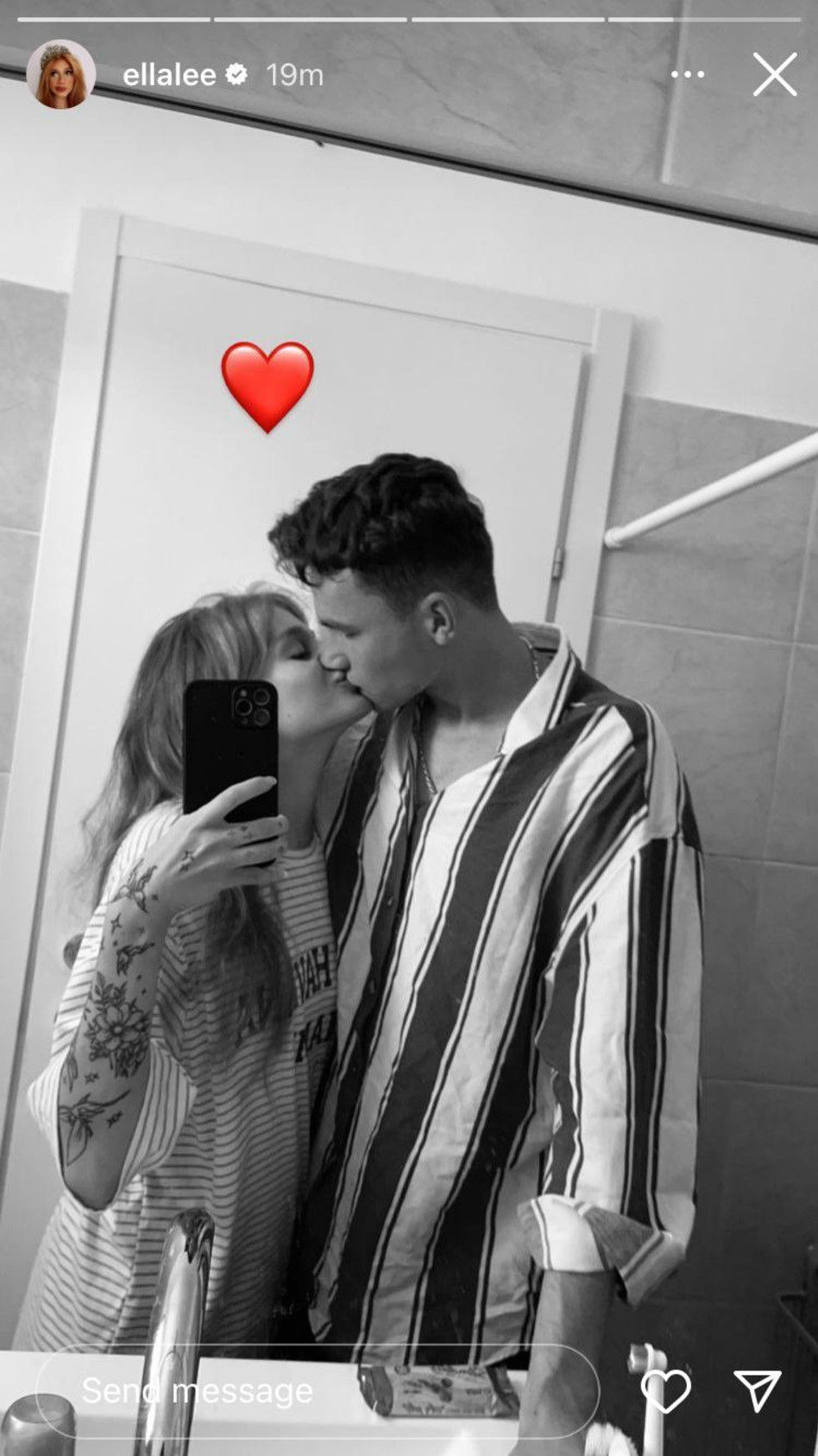 אלה לי להב ובן הזוג פיליפ שאולוב (צילום: צילום מסך אינסטגרם)