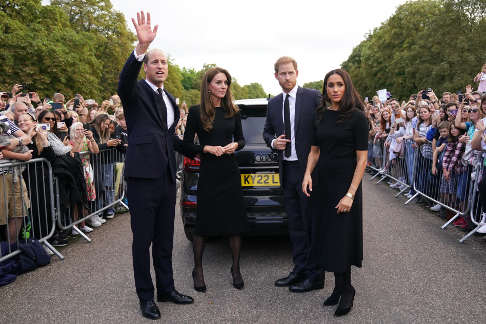 מייגן מרקל, הנסיך הארי, הנסיך וויליאם, קייט מידלטון (צילום: gettyimages)