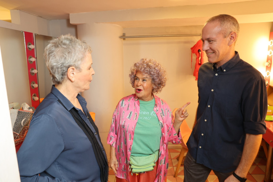 חילי טרופר, ציפי שביט ולאורה ריבלין (צילום: רפי דלויה)