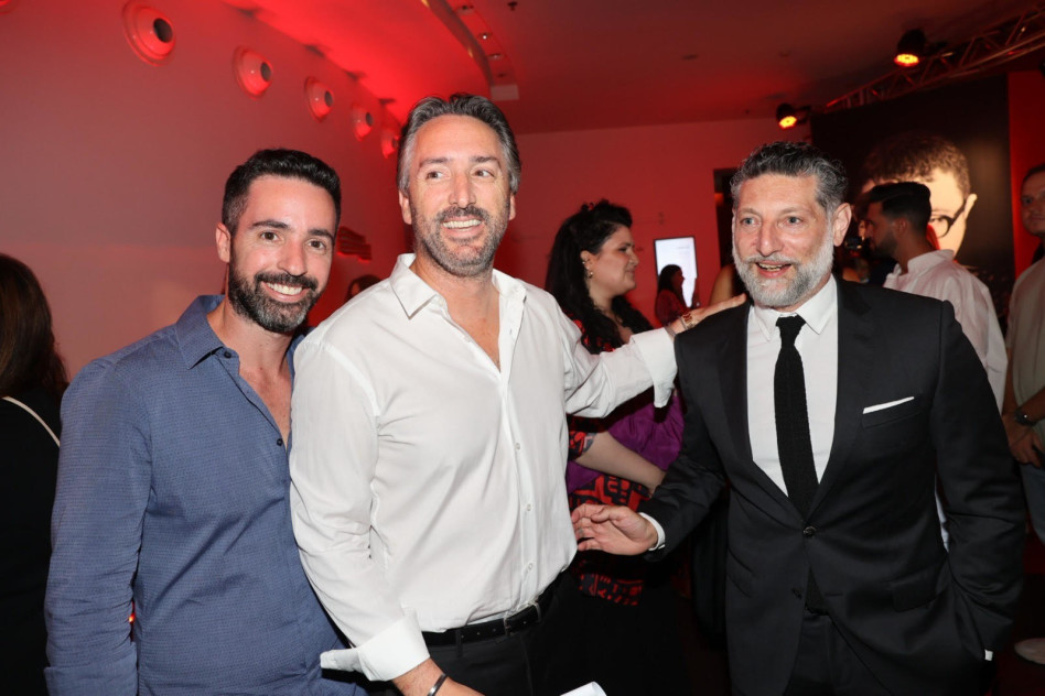 גרניט עם אלון ואייל בן טולילה האחיינים של אלבר (צילום: רפי דלויה ולנס הפקות)