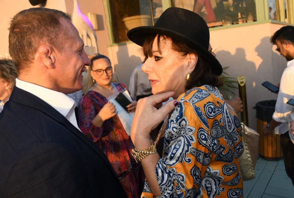 חנה לסלאו, יואל רזבוזוב (צילום: אביב חופי)