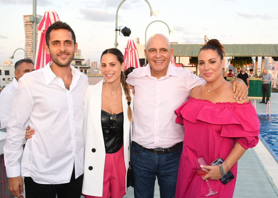 אביה מגן, דוד פתאל, רומי עפרון ונדב פתאל (צילום: אביב חופי)