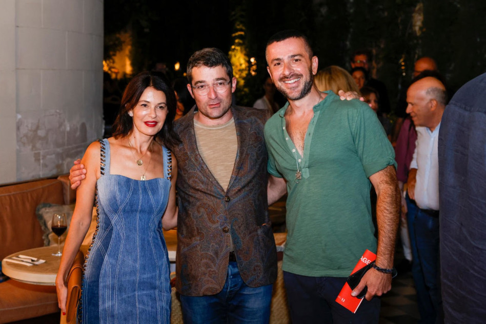 סטיב נסימה, יוסי ושירלי סגול (צילום: גיא יחיאלי)