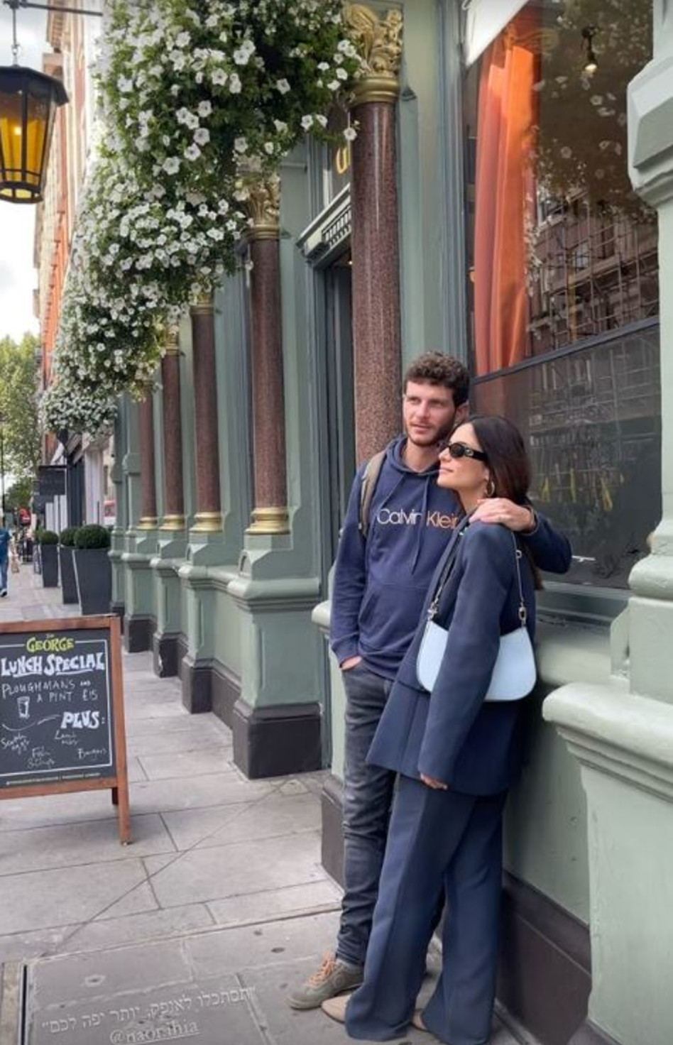 נוי בר, אורי איזק (צילום: צילום מסך אינסטגרם)