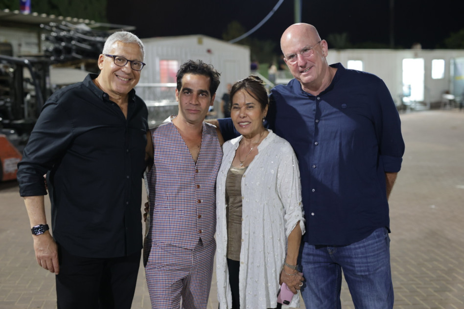 אבי באום, מרגול, אביב גפן ושחר אפעל (צילום: ארז עוזייר)