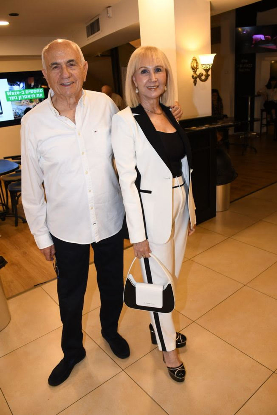 בלה לוסטיג וישראל מקוב (צילום: אביב חופי)