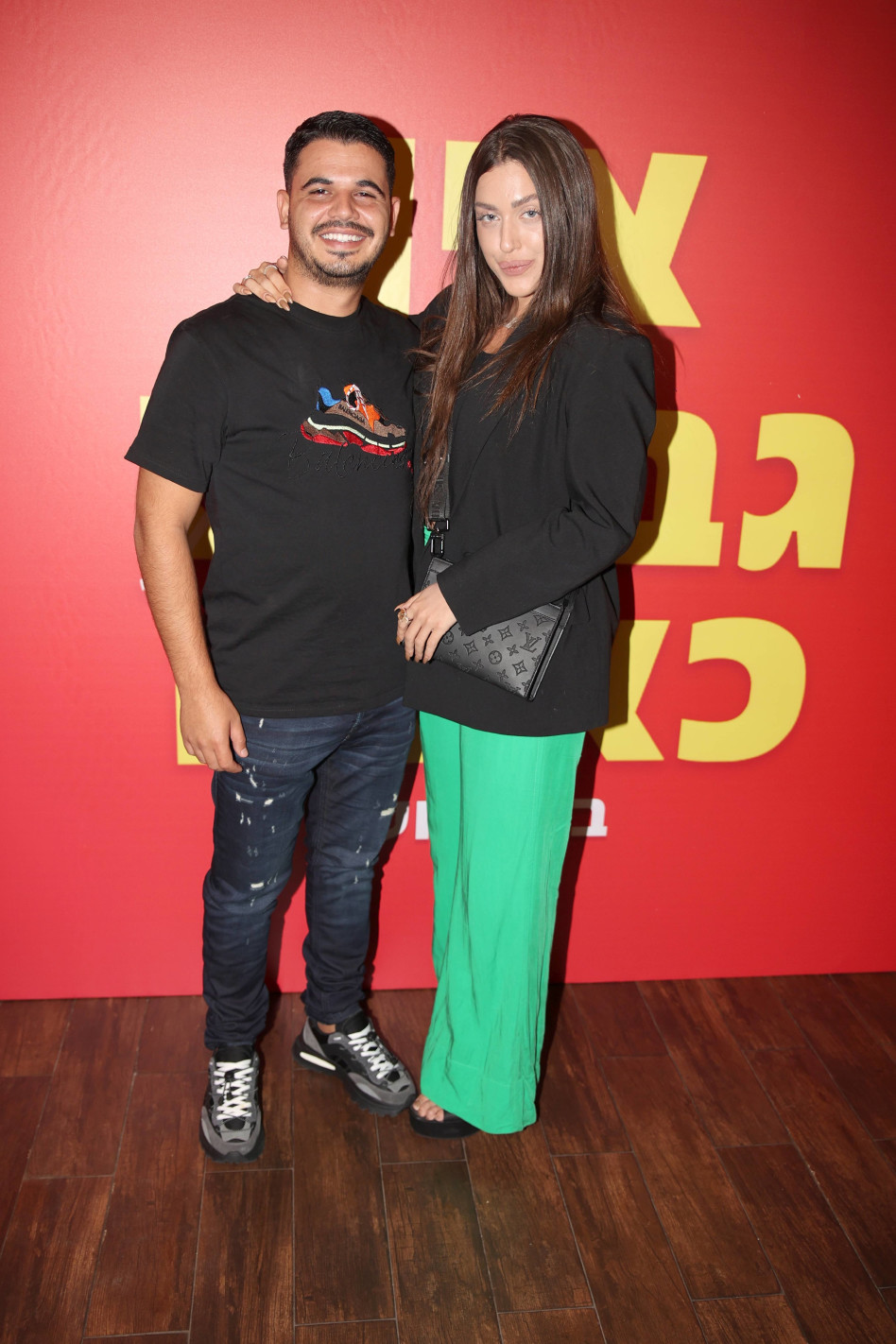 לינור סביניק ובן הזוג (צילום: אור גפן)