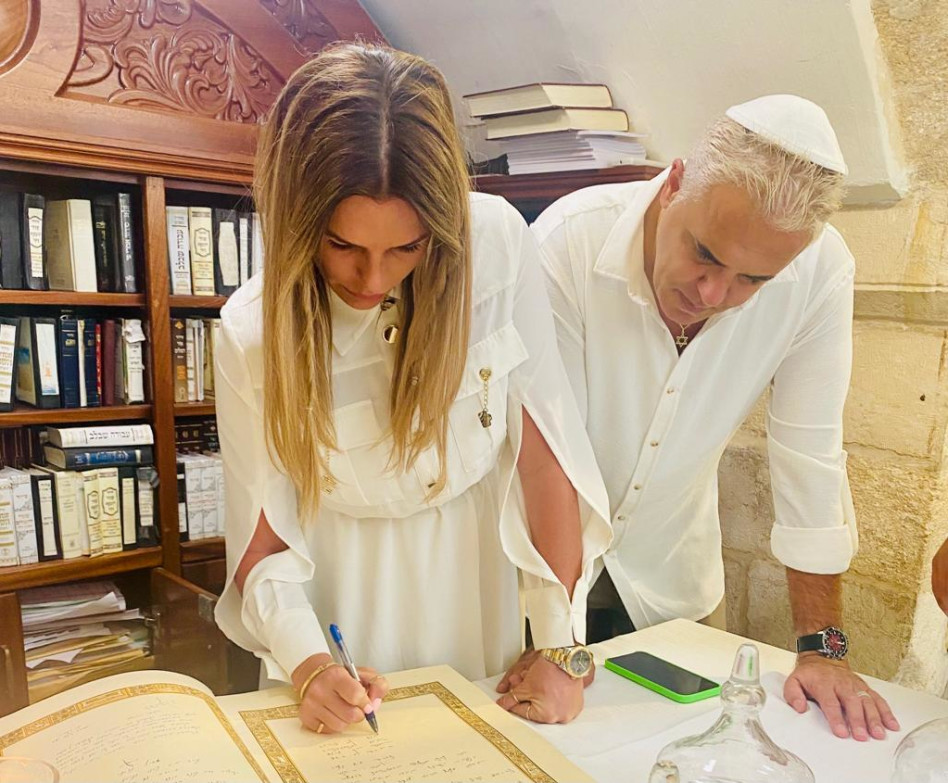 קובי פרץ ואשתו ענבל  (צילום: באדיבות: איציק אוחנה 'כיכר השבת'  ו'הרבנית של האינסטגרם')