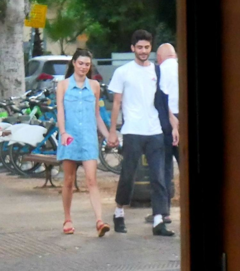 אופק לוי ובת הזוג נועם שחר (צילום: אמיר מאירי)