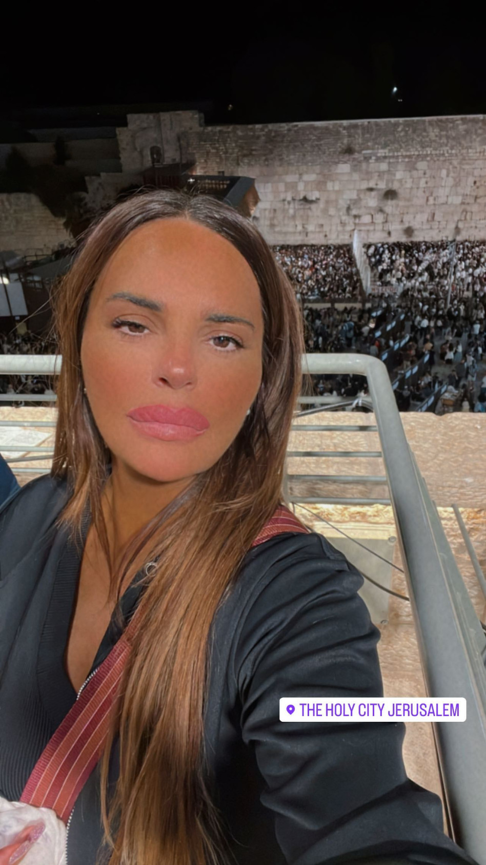 אופירה אסייג חוגגת יום הולדת בכותל המערבי (צילום: צילום מסך אינסטגרם)