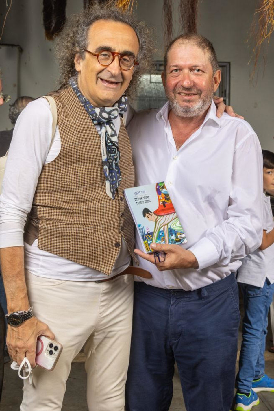 יוסי זיסמן ויגאל עוזרי (צילום: גדעון פיקו)