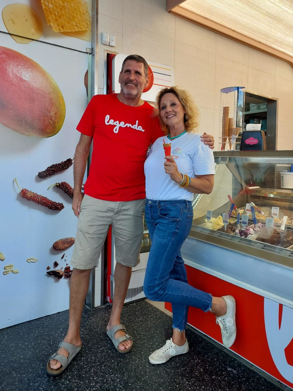 שרון כהן ואורי פינקלשטיין (צילום: באדיבות יח''צ לג'נדה)