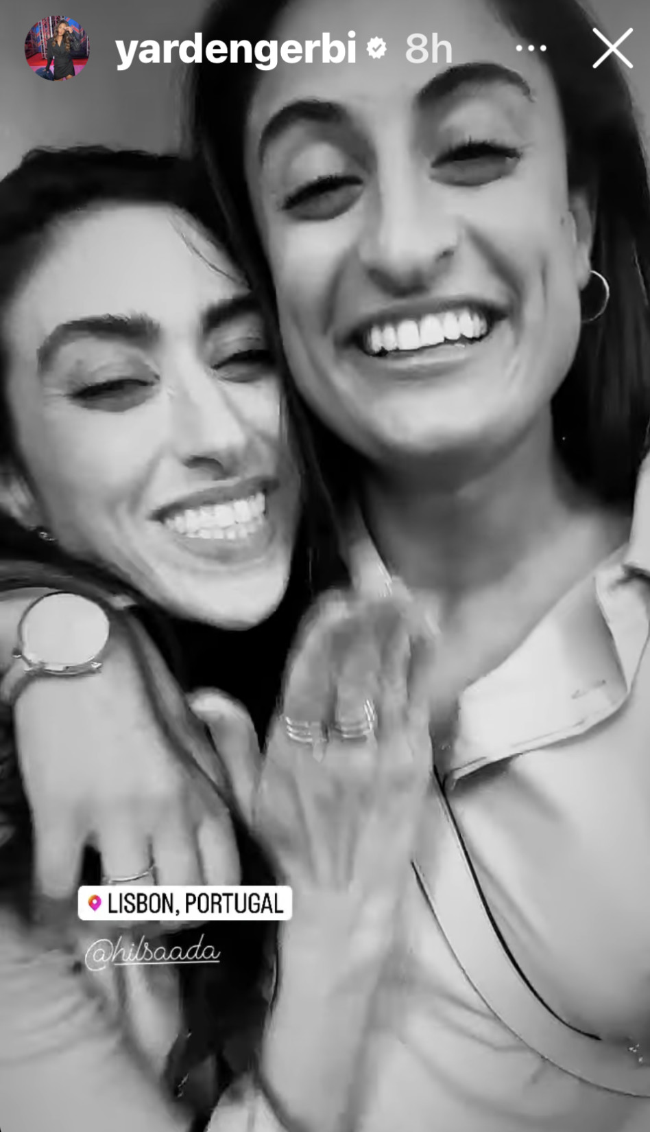 ירדן ג'רבי, הילה סעדה (צילום: צילום מסך אינסטגרם)