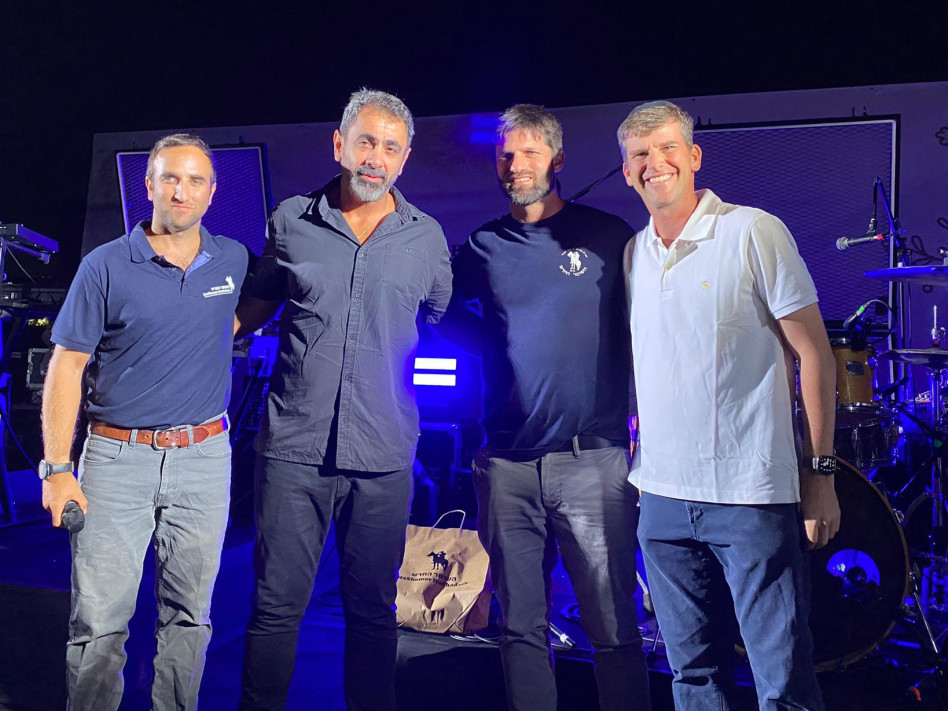 מייקל אייזנברג, און ריפמן, שמעון לביא ויואל זילברמן (צילום: השומר החדש)