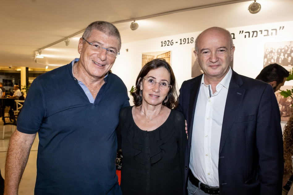 דניאל וג'ואל זייפמן ואליעזר שקדי (צילום: בני סהר)