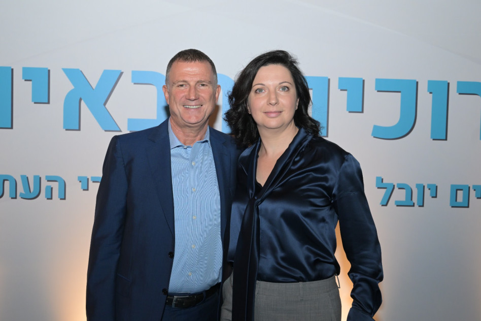 אירינה נבזלין ויולי אדלשטיין (צילום: שמעון מלול)